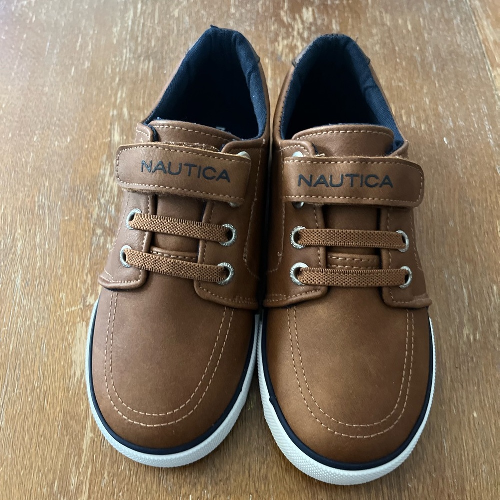 Nautical toddler shoes, size 11